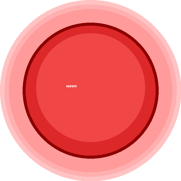 Big red repent button